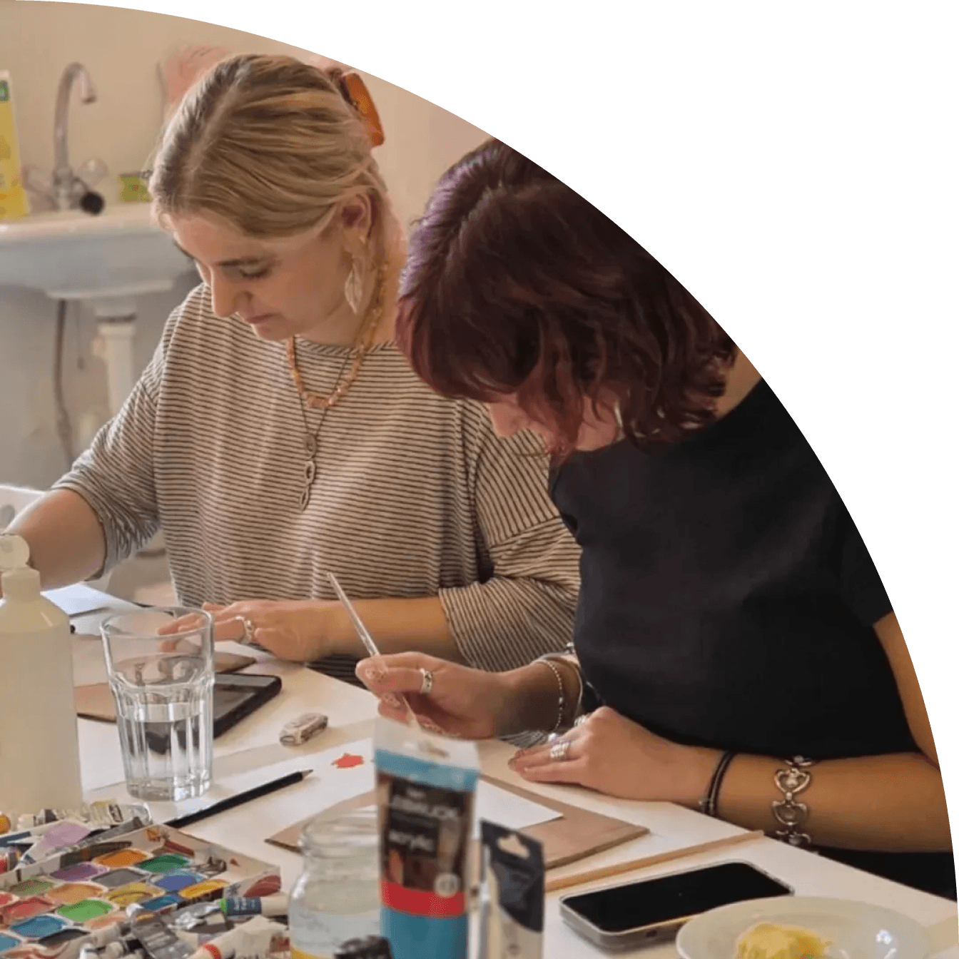 Kreativ-Workshop im Viertelladen Düsseldorf Unterbilk.